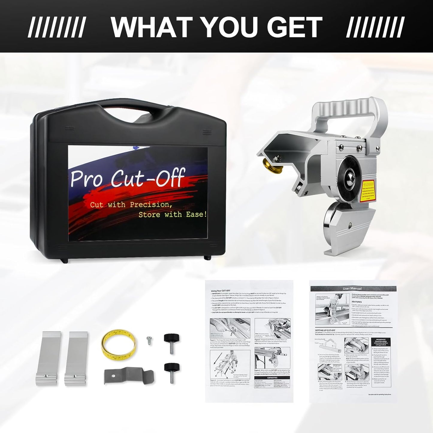 Pro cut off tool cutoff tools with Case 10379 – Precision Cutter for Tapco Pro 14 HD, MX Series, and MAX-I-MUM XL Series brakes