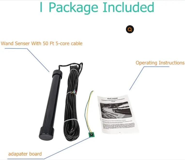 Zhongqi Best Seller on Amazon Door Switch Controller Sensor Door Opener FM138 50Ft.  Driveway Vehicle Sensor